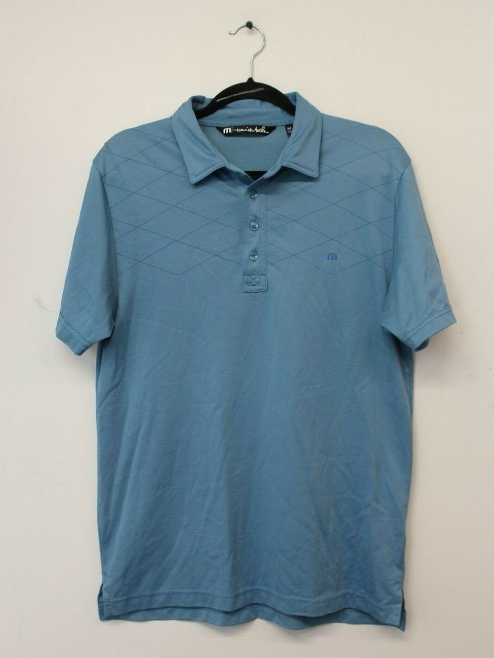 Travis Matthew Light Blue Short Sleeve Polo Shirt